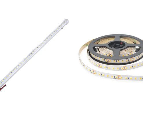 Fleksible og stive LED-lysstrips