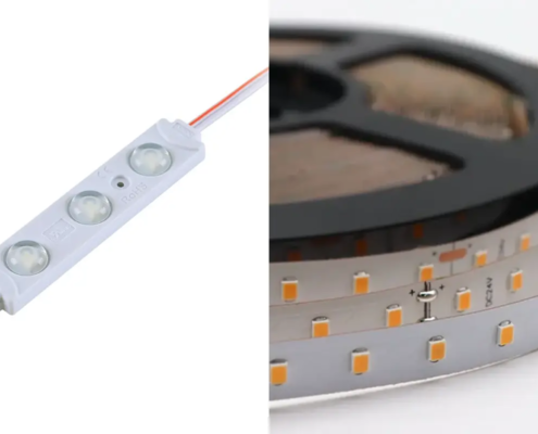 LED-modul vs. LED-strimmel