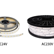 Tiras de LED de corriente alterna o continua