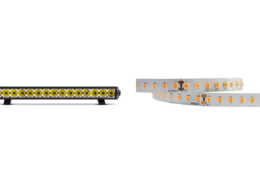 Lichtbalken vs. LED-Streifen