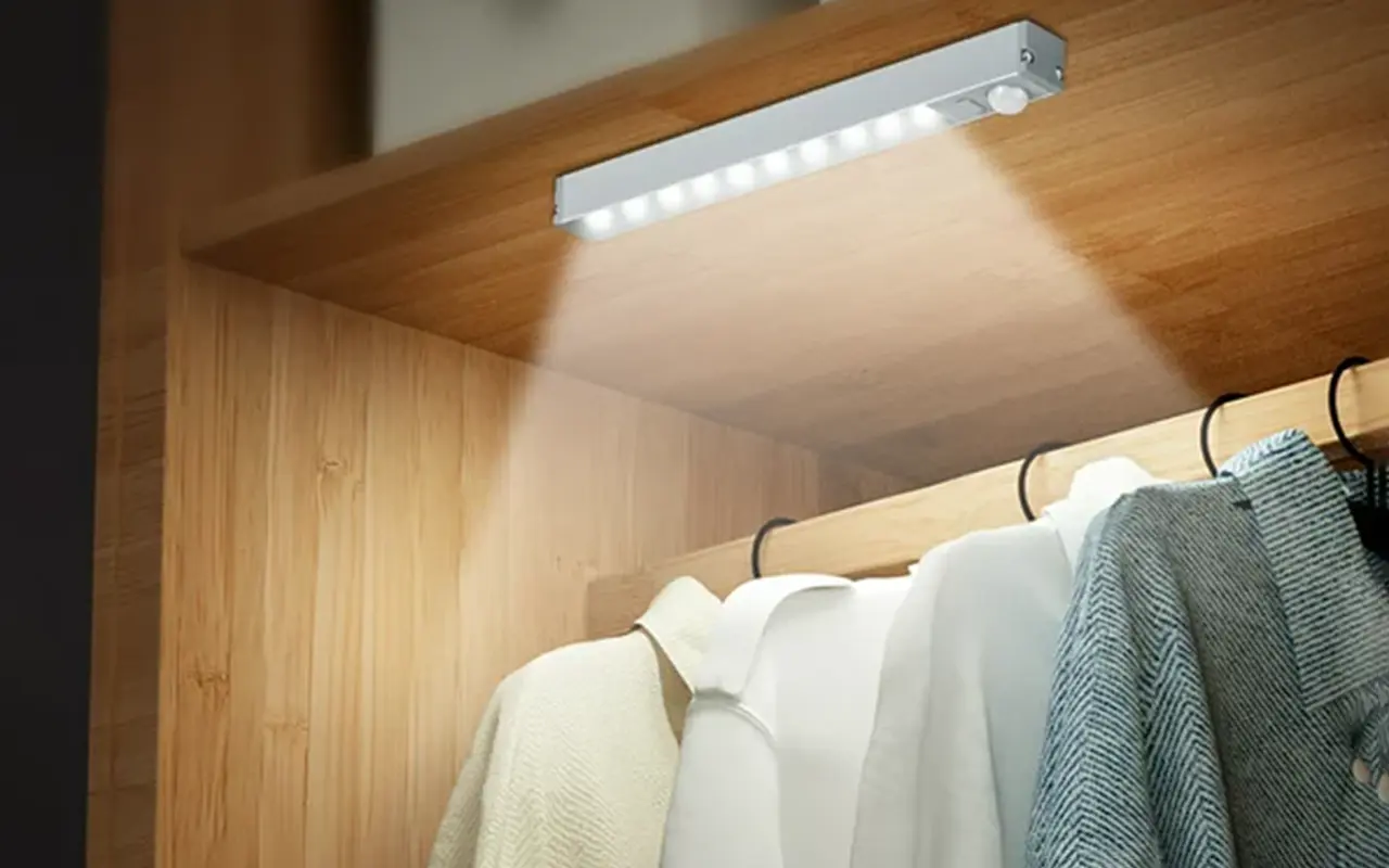 16. Rechargeable Closet Lights