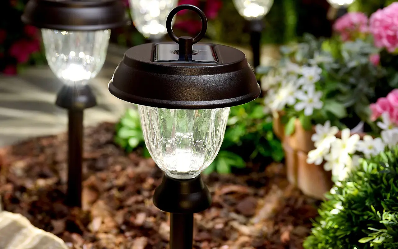 1. Solar-Powered Path Lights