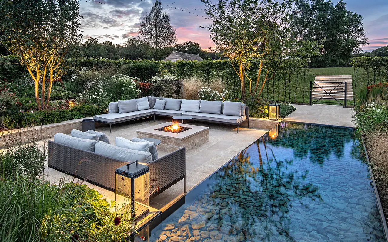 11. Accent Lighting for Water Features