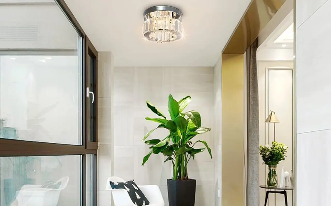 13. Glass Light Fixtures for Elegance