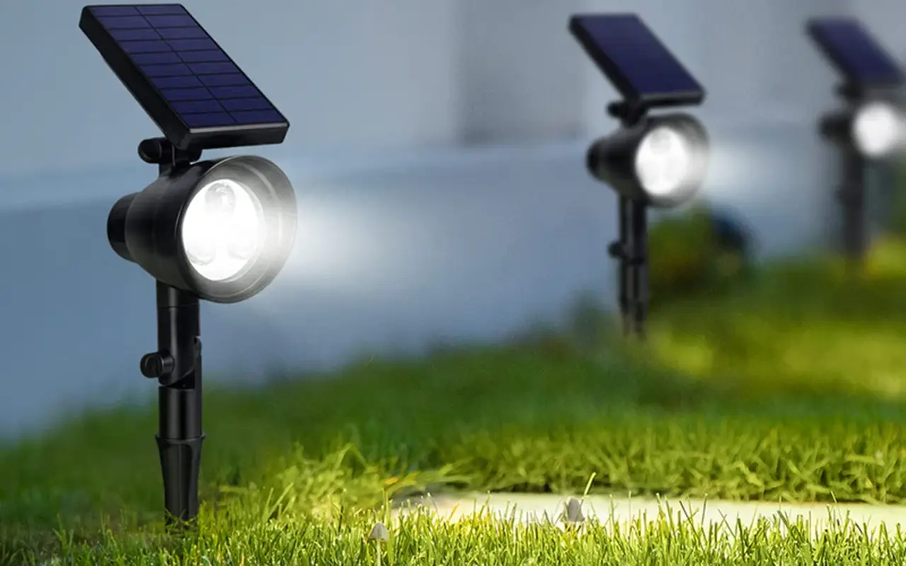 2. LED Garden Spotlights