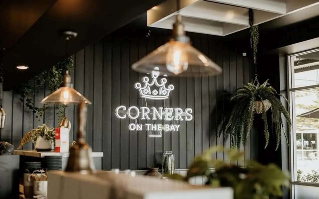 22. Restaurant Logo Lighting