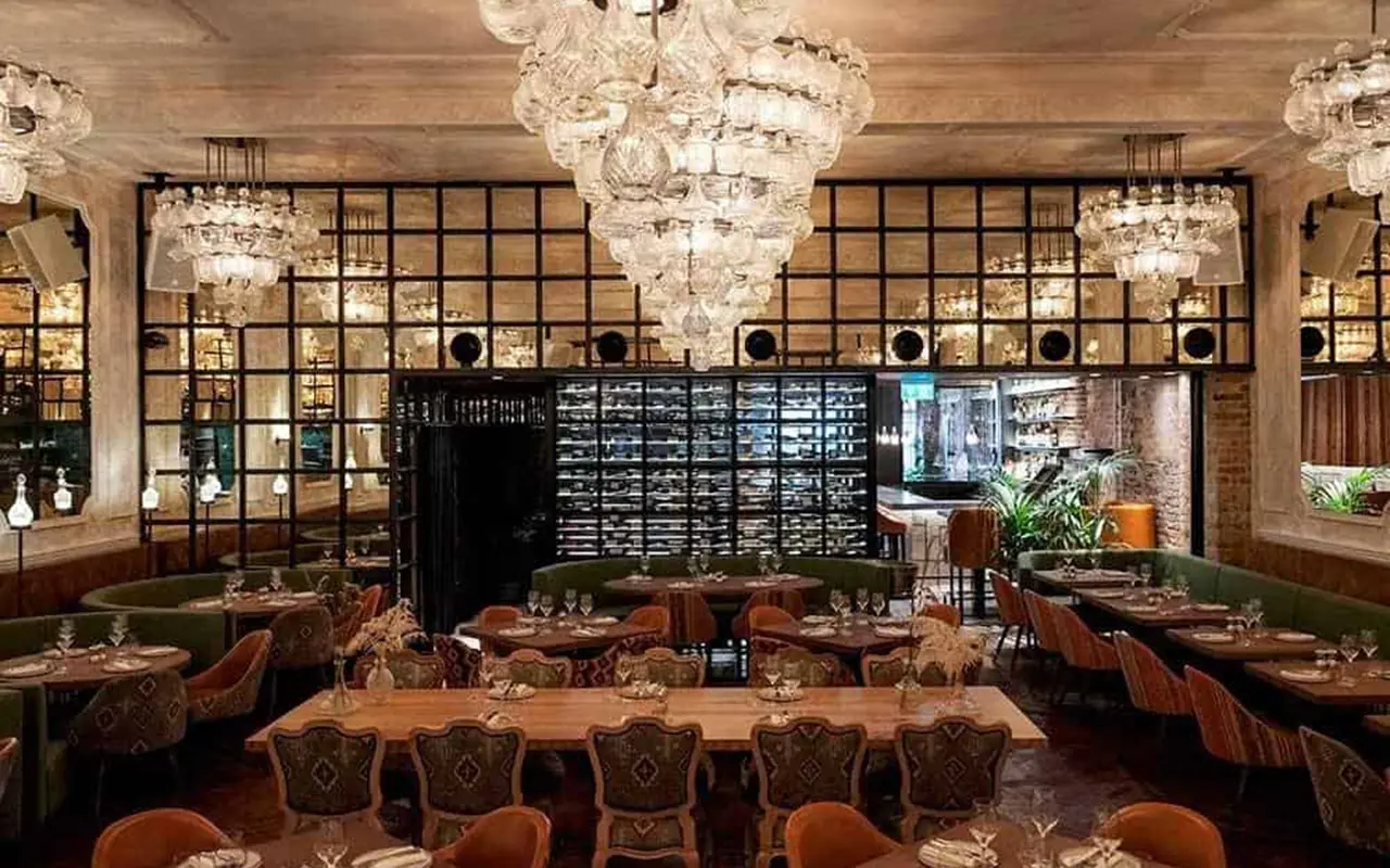 29. Rooftop Restaurant Lighting