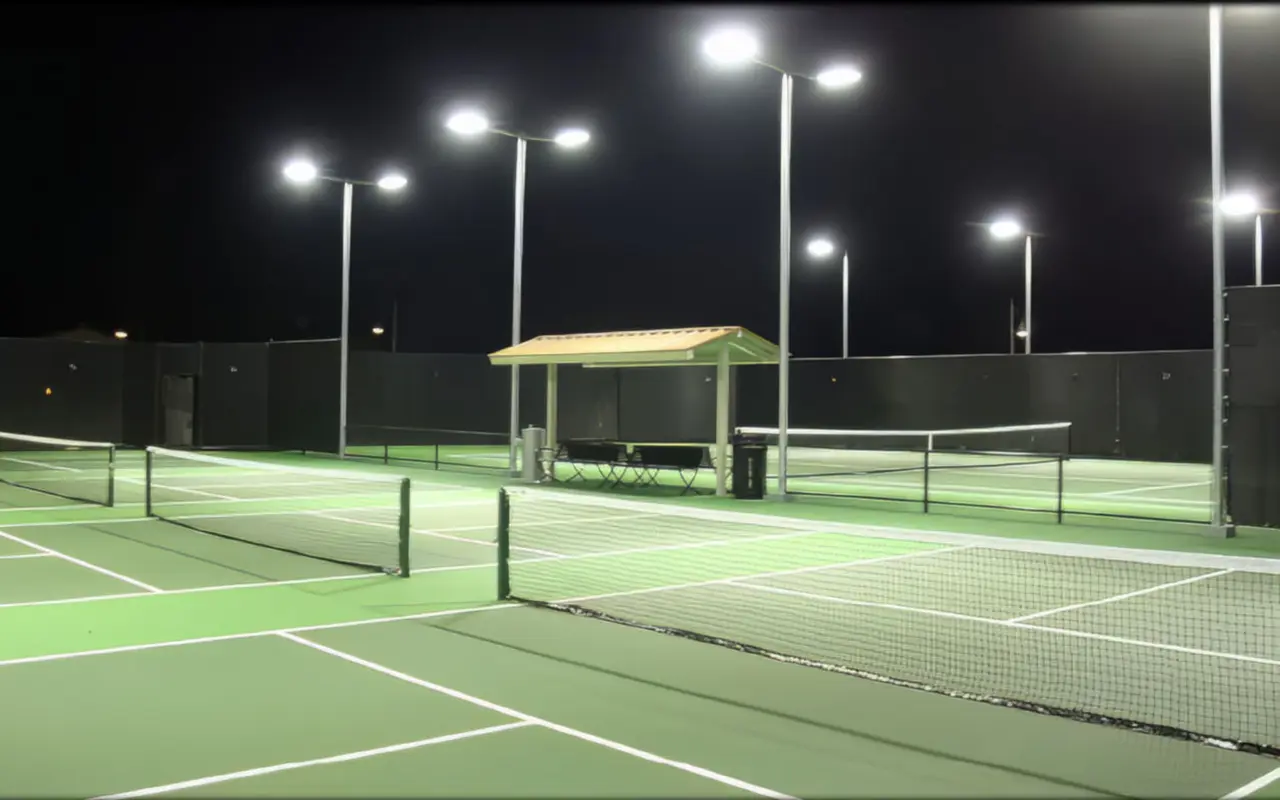 Belangrijke factoren bij het kiezen van tennisbaanverlichting
